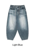 Reuben Balloon Banding Denim Pants
