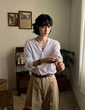 Slave Henley Neck T-shirt
