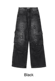 Lowell Layered Cargo Denim Pants