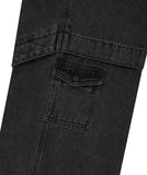 WIDE CARGO DENIM PANT