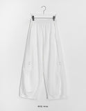 [unisex] Psil Eyelet Summer Nylon Wide Pants