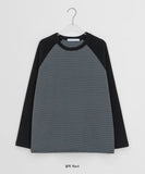 Kenmer Peach Fuzz Stripe Long Sleeve Tee