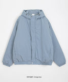 [unisex] Nippun two-way string over hood padding