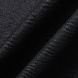 Kanto Coated Black Denim Trucker Jacket