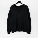 Vise Brushed V-neck Sweatshirt