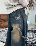 Kai Patchwork Banding Denim Pants