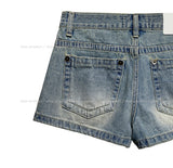 Mute Low Rise Short Denim Pants