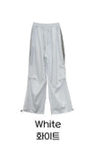 [UNISEX] Balloon color matching nylon pants