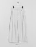 [Unisex] Ollindo Keyring Pintuck Training Banding Wide Pants