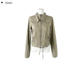 Cardan Pocket Slim Bomber Semi-Crop Jacket
