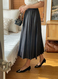 Geullise Pleated Banding Skirt