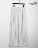 Shuve Pintuck Two-Way Pile Long Wide Jogger Pants