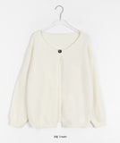 Nyulidi One Button Knit Cardigan