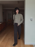 Tei Brushed Two Pin Tuck Slacks