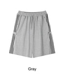 Loupe Button Track Bermuda Pants
