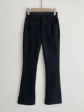 Bssel Banding Brushed Bootcut Pants