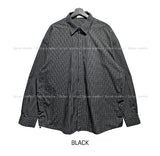 Pilen side shirring check shirt