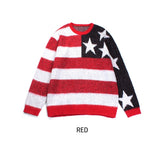 (UNISEX) Stars and Stripes Mohair Oversized Knitwear