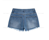 Rev Cut Denim Shorts