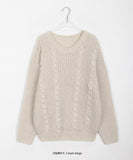 Supin cable round knit