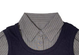 Getty Fake Layered Layered Color Matching Bustier Shirt