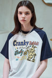Peaky Rabbit Raglan Short Sleeve Tee