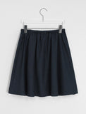 [BAONHAUS] Comne Banding Color Matching Dot Midi Skirt