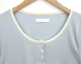 S-On Star Pattern Three Quarter T-Shirt