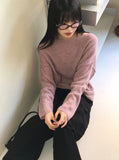 Hetch Spring Alpaca Wool Lip Neck Knit