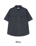 Thez Vintage Work Short Sleeve Shirt