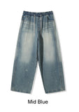 Ravid Balloon Track Denim Pants