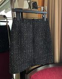 Twinty Sequins Tweed Mini Skirt