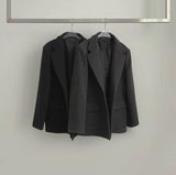 Belt Strap Short Coat