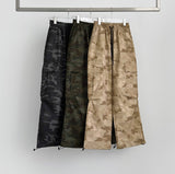 Dancer Like Camo Two-Way Military Jogger Wide Pants