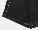 Tiki Rivet Stud Cotton Shorts Short Pants