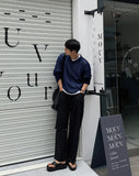 Overfit V-neck Net Knit