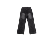 Posin Side Cut Vintage Washing Denim Pants