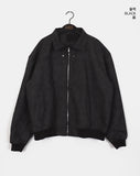 Colmar Overfit Rivet Washed Leather Jacket Jumper