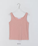 Saruya Color Basic Ribbed Sleeveless