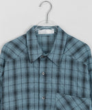 [unisex] Amiku Summer Over Check Shirt