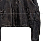 Carter Cross Rivet Vintage Leather Jacket