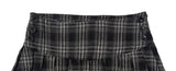 Butts Vintage Button Check Mini Pleated Skirt