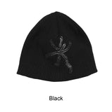 Ennis Leather Patch Waffle Beanie