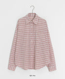 Pinby Basic Check Long Sleeve Shirt