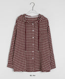 Kendanyu Pocket Check Hood Shirt