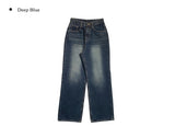 [Brushed Lining] Kindy Washing Wide Denim Winter Pants