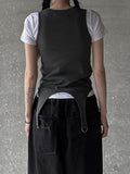 Pigment D-ring sleeveless