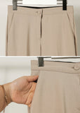 Easy Fit Banding Straight Slacks Pants