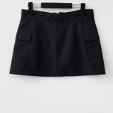 Twen Zipper Mini Skirt