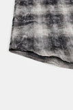 Moss bleach ombre check shirt